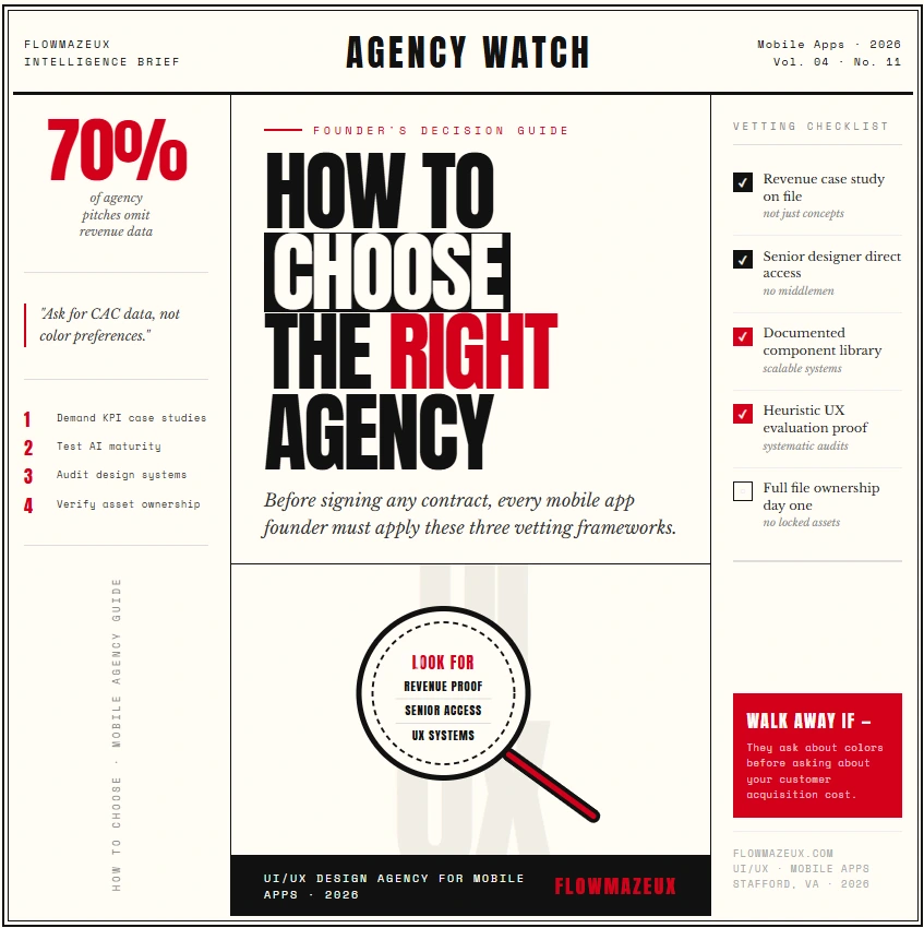 How to Choose the Best UI/UX Design Agency for Mobile Apps