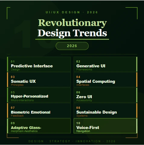 Revolutionary UI/UX Design Trends (2026)