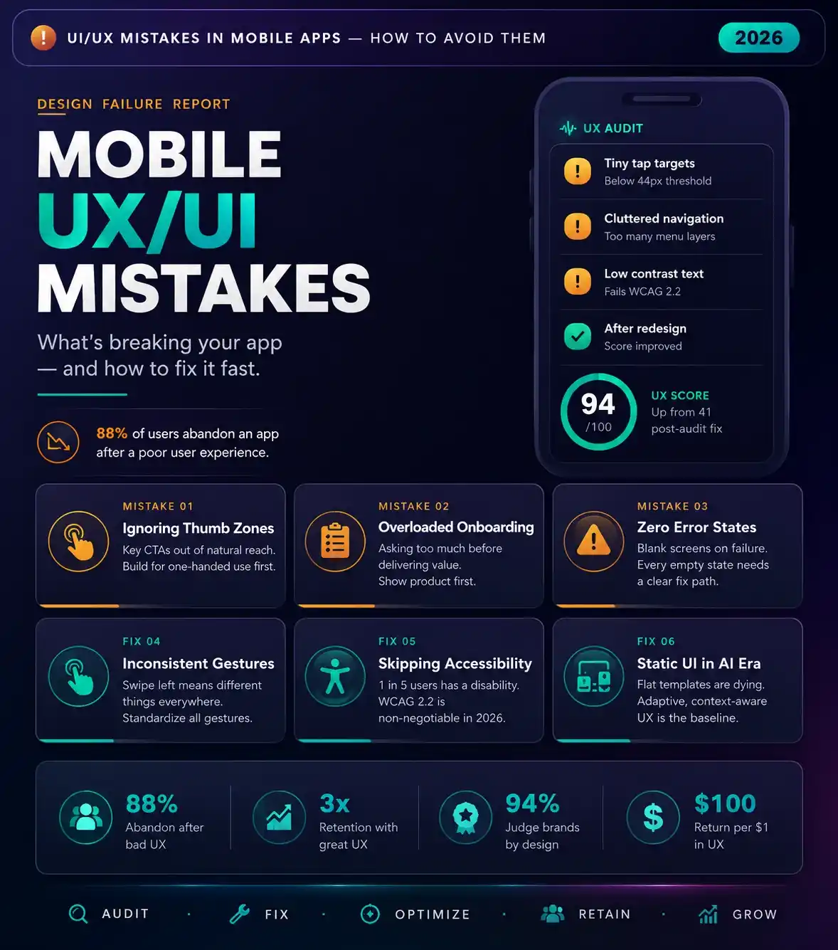 UIUX Mistakes in Mobile Apps