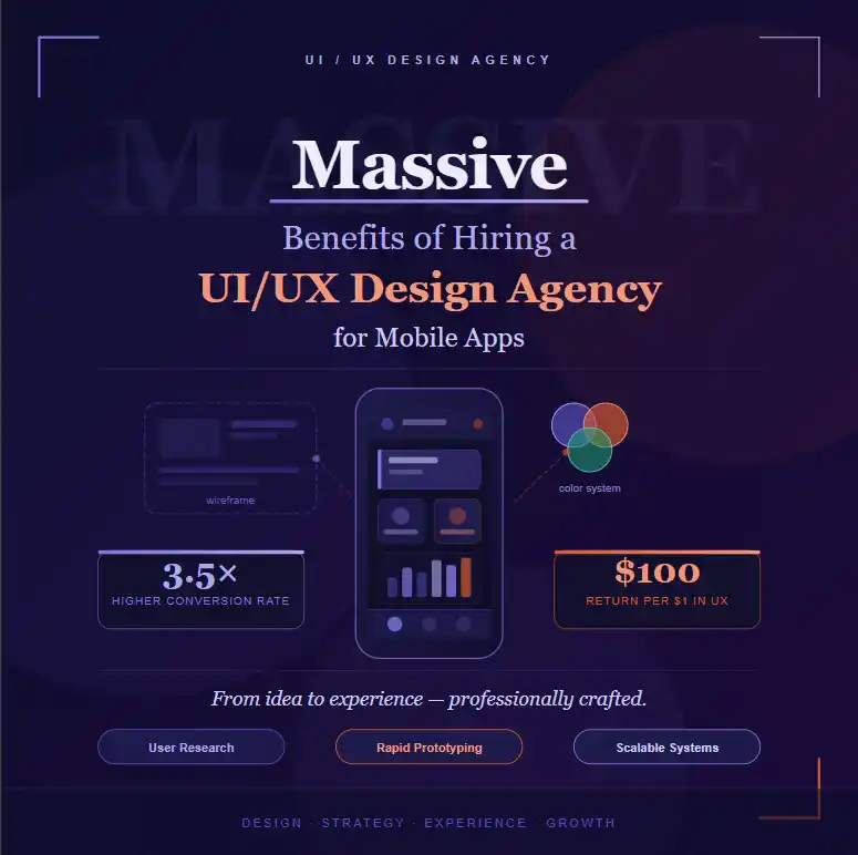 10 Massive Benefits of Hiring a UI/UX Design Agency for Mobile 