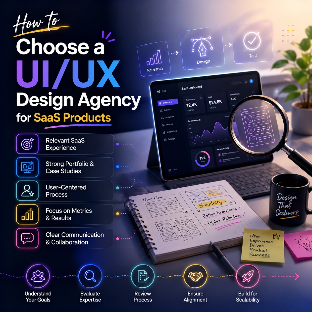 How to Choose a UIUX Design Agency for SaaS Products