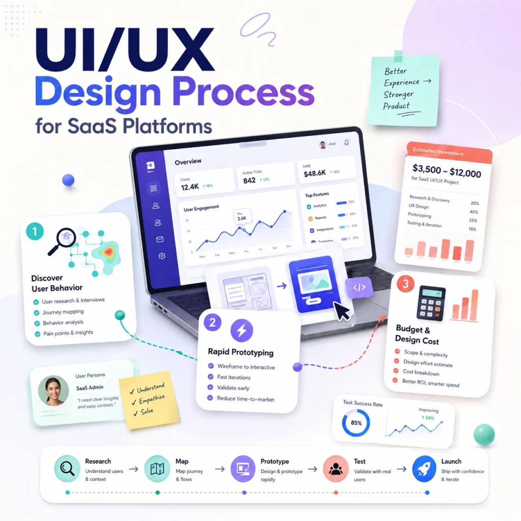 UI/UX Design Process for SaaS Platforms